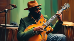 节奏布鲁斯的器乐演奏家