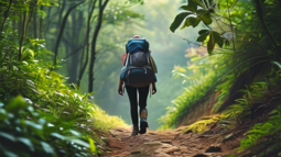 徒步旅行，探索健康与自然之美