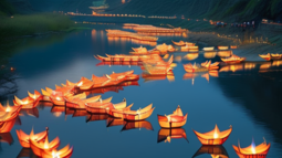 河灯节的古韵今风