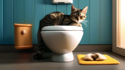 题，如何训练猫咪使用马桶