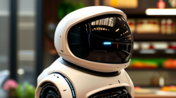 食品配送机器人图片-未来厨房的守护者—食品配送机器人