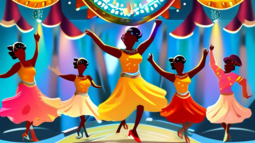 歌舞表演视频-欢庆时刻，歌舞表演的多彩魅力