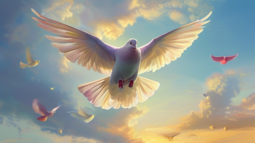 鸽子，天空中的和平使者
