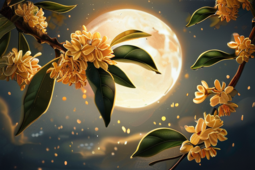 桂花中秋-桂花飘香，中秋情深