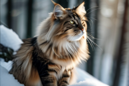 挪威森林猫—自然界中的优雅使者