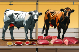 腿部状态图，选购优质牛肉的秘诀